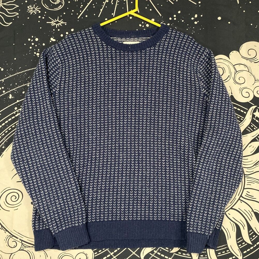 Taylor Stitch Long Sleeve Wool Sweatshirt Mens 46 XL Preppy Casual